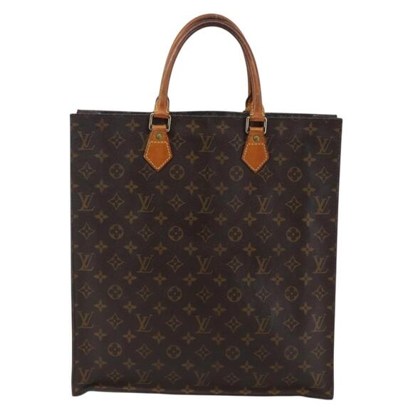 LOUIS VUITTON Monogram Sac Plat Hand Bag M51140 - Picture 2 of 12